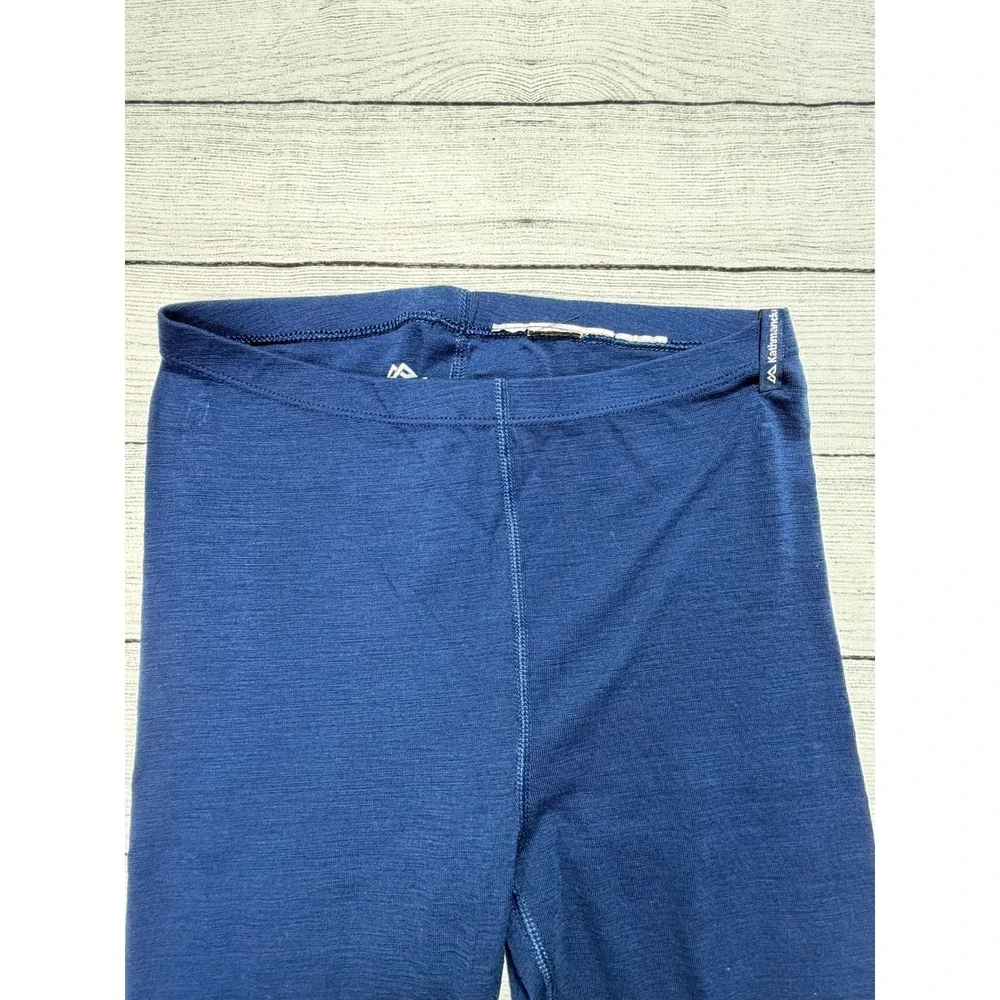 Kathmandu Merino Baselayer Legging 100% Merino wool Girls XL Navy‎ Blue